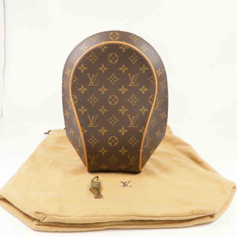 LOUIS VUITTON Monogram Ellipse Sac A Dos Backpack金扣背包棕色-16
