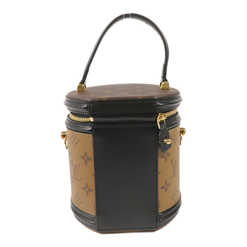 LOUIS VUITTON Monogram Reverse Cannes金扣手挽肩背兩用袋-1