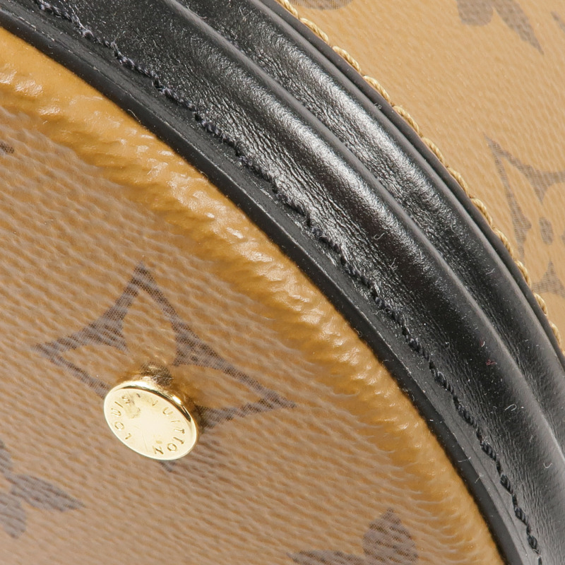 LOUIS VUITTON Monogram Reverse Cannes金扣手挽肩背兩用袋-12