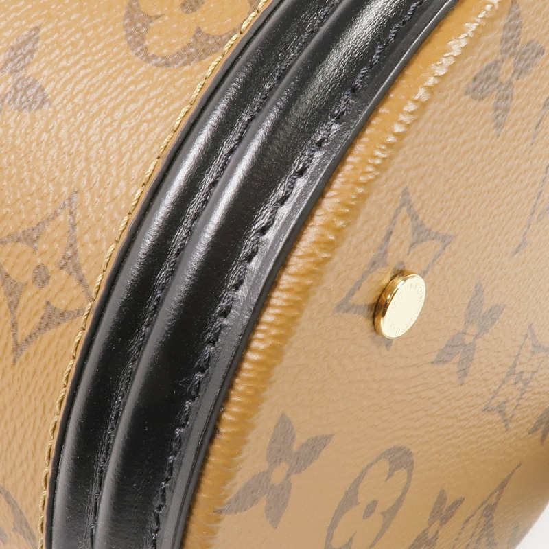 LOUIS VUITTON Monogram Reverse Cannes金扣手挽肩背兩用袋-13