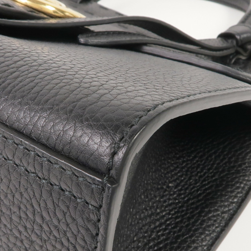 GUCCI 牛皮皮革GG Marmont Top Handle Bag金扣手挽肩背兩用袋-5