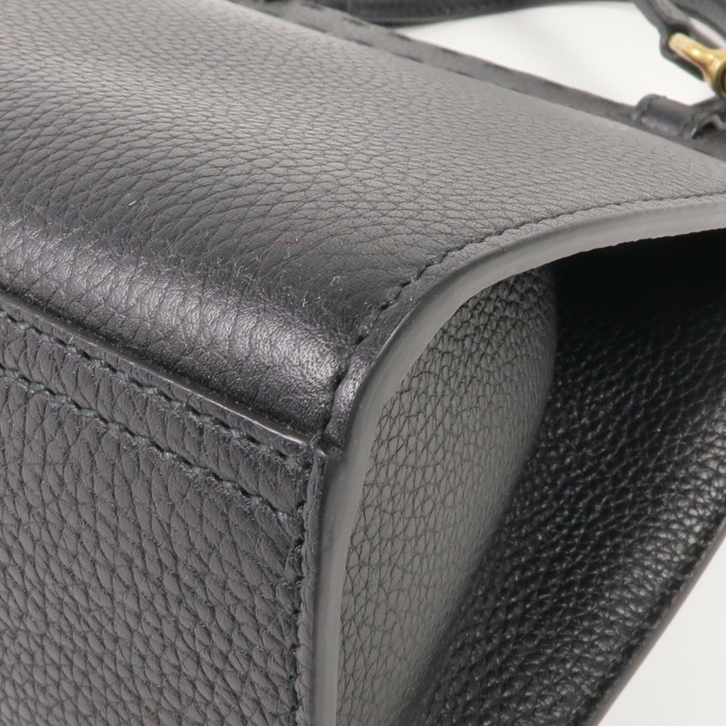 GUCCI 牛皮皮革GG Marmont Top Handle Bag金扣手挽肩背兩用袋-7