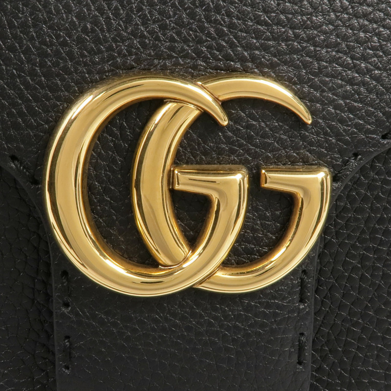 GUCCI 牛皮皮革GG Marmont Top Handle Bag金扣手挽肩背兩用袋-10