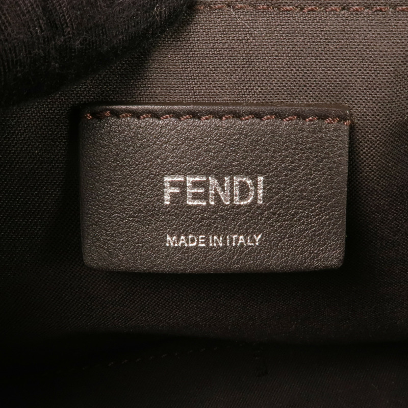 FENDI 牛皮皮革By The Way銀扣手挽肩背兩用袋-10
