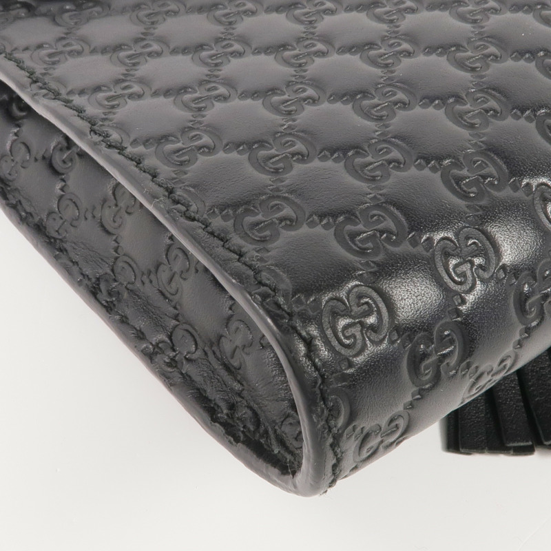 GUCCI 牛皮皮革Mini Emily金扣鏈帶肩背袋-8