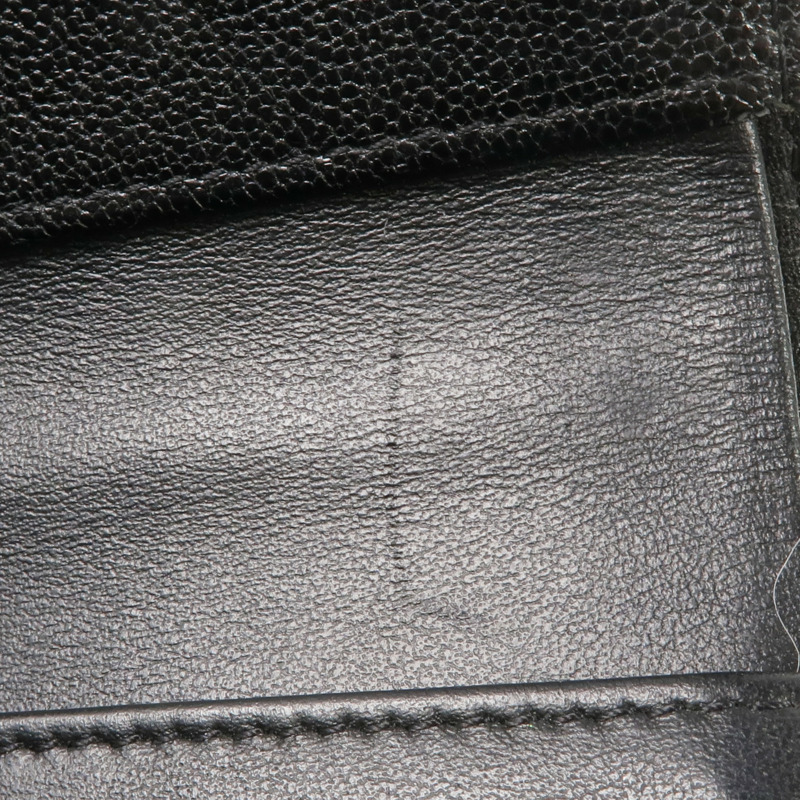 CHANEL 牛皮皮革Boy Trifold Wallet金扣錢包-17