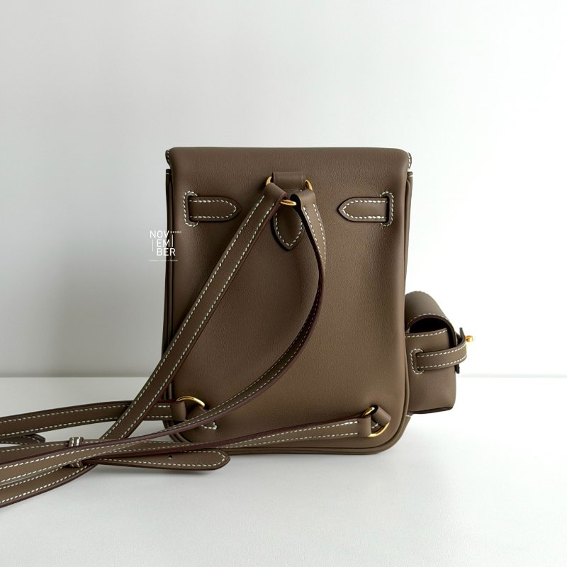 全新全配有購證💖 Hermès 愛馬仕 Kelly Jump 大象灰金釦 天菜包款🤎-7