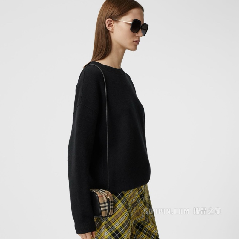 近新BURBERRY Cube包/牛皮/有試背圖(有正品編碼/附品牌辨識卡)看圖看內文-2