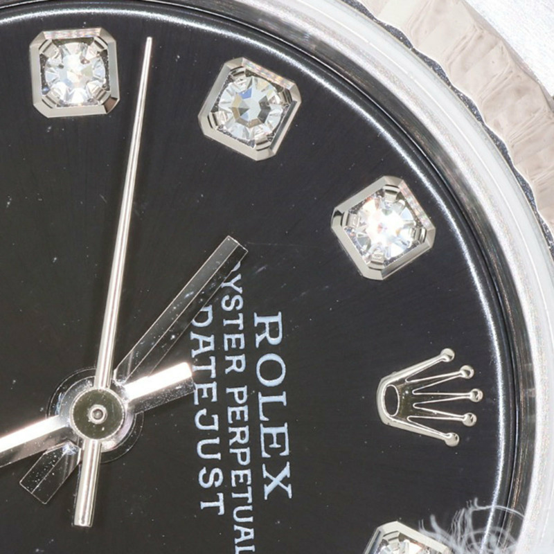 勞力士 79174G Datejust 10P 鑲鑽女錶，精鋼/18K 白金錶殼-26