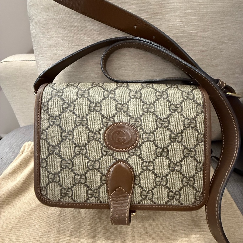 Gucci 老花風琴包-1