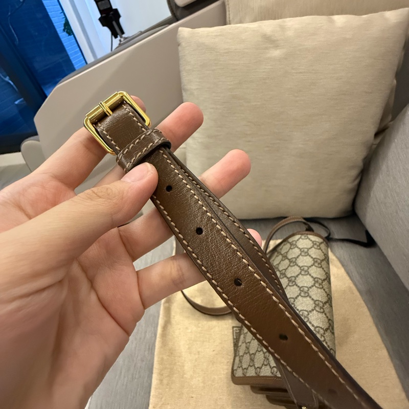 Gucci 老花風琴包-5