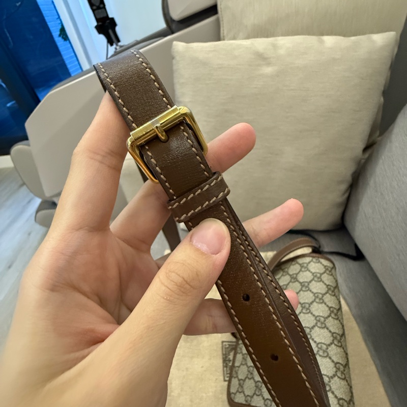 Gucci 老花風琴包-6