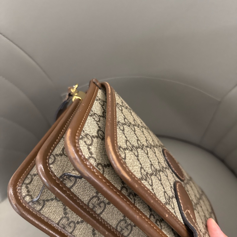 Gucci 老花風琴包-22