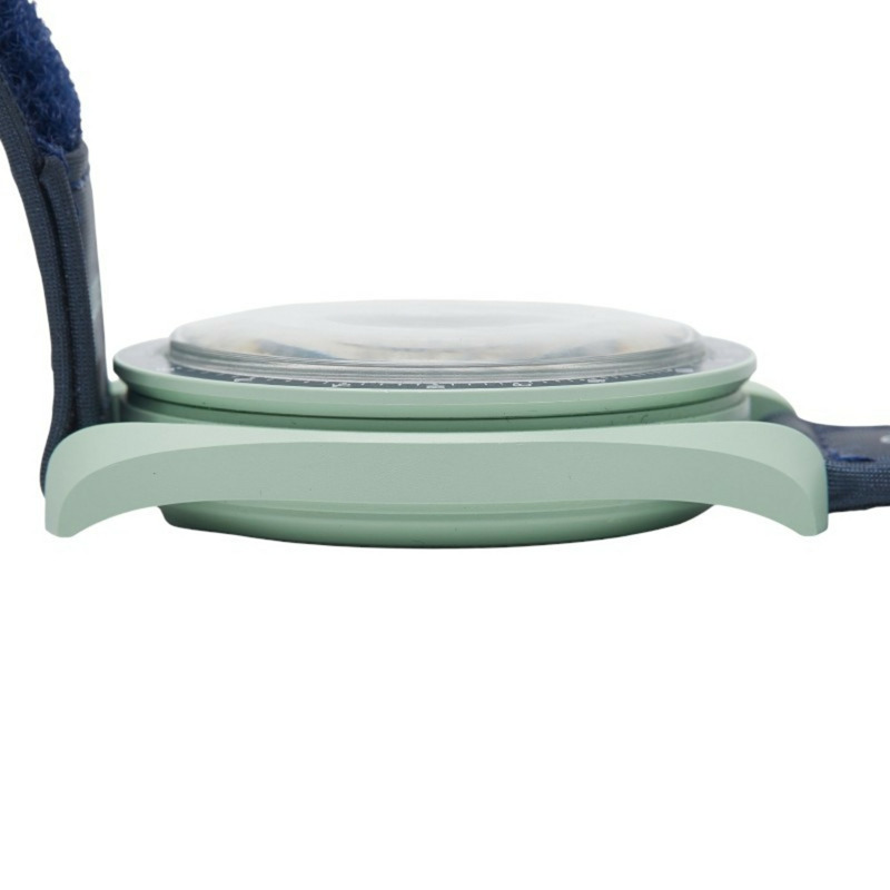 Oamim x Swatch 月球任務系列腕錶 SO33G100 石英錶 海軍藍錶盤 陶瓷尼龍錶帶 男士腕錶-5