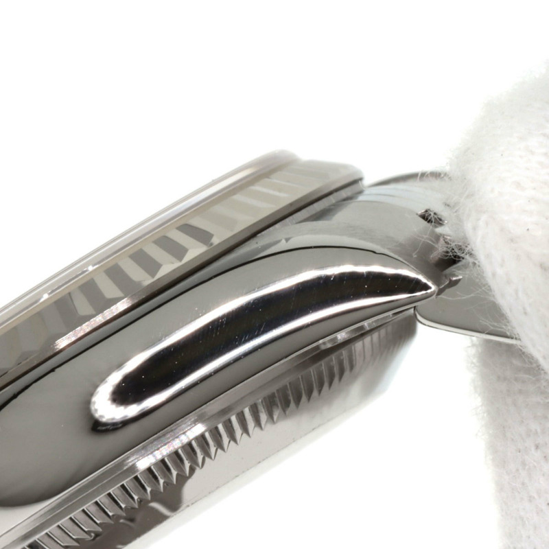 勞力士 79174G Datejust 10P 鑲鑽女錶，精鋼/18K 白金錶殼-11