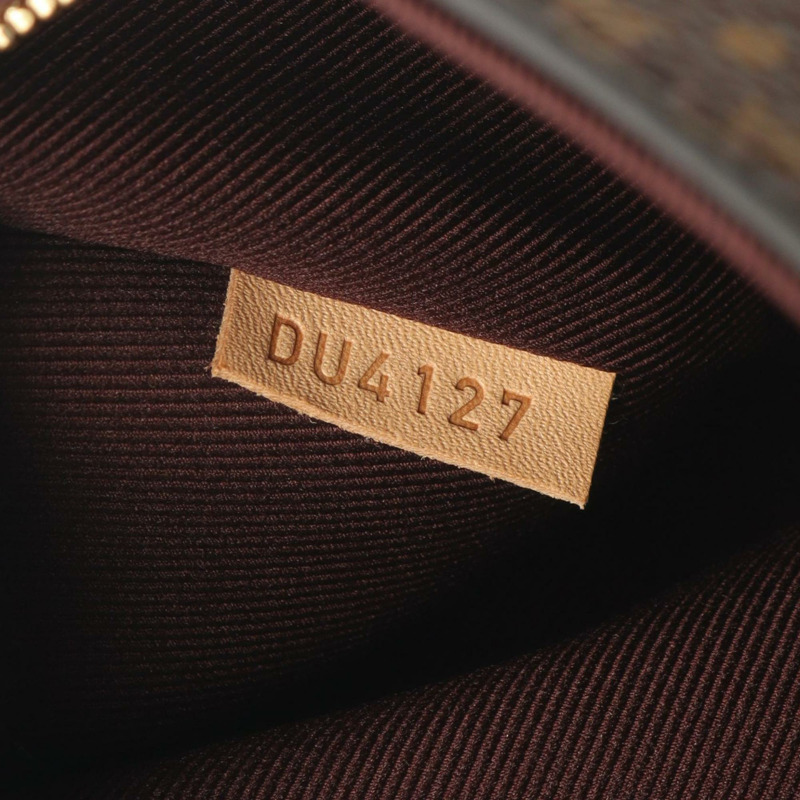 路易威登 Cluny MM 手提包，塗層帆布和皮革，Monogram 圖案，女士，棕色，藍色，波爾多紅，M42735-4