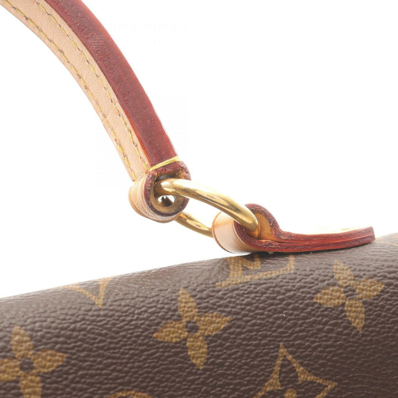 路易威登 Cluny MM 手提包，塗層帆布和皮革，Monogram 圖案，女士，棕色，藍色，波爾多紅，M42735-7