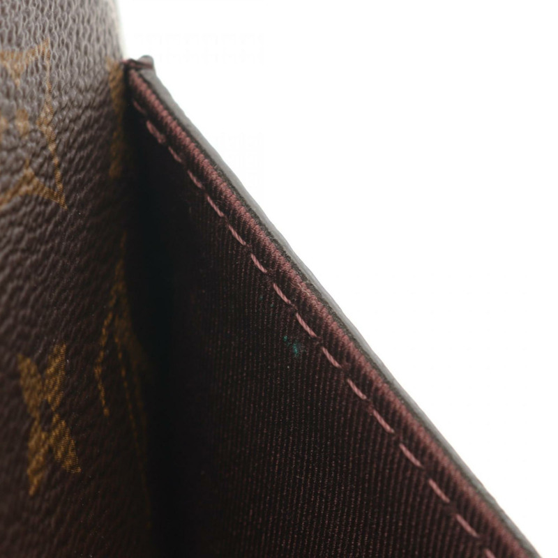 路易威登 Cluny MM 手提包，塗層帆布和皮革，Monogram 圖案，女士，棕色，藍色，波爾多紅，M42735-9