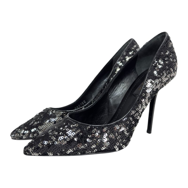 LOUIS VUITTON 亮片 高踭鞋 90mm-2