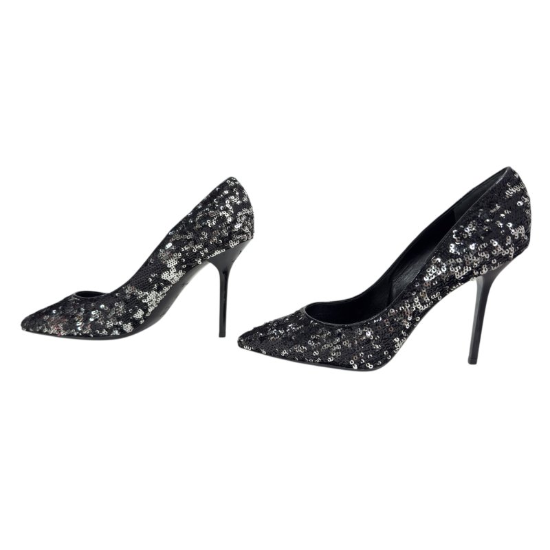 LOUIS VUITTON 亮片 高踭鞋 90mm-3