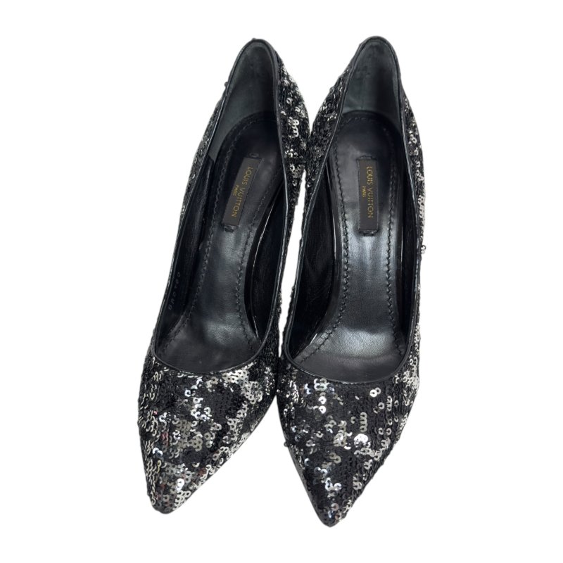 LOUIS VUITTON 亮片 高踭鞋 90mm-9