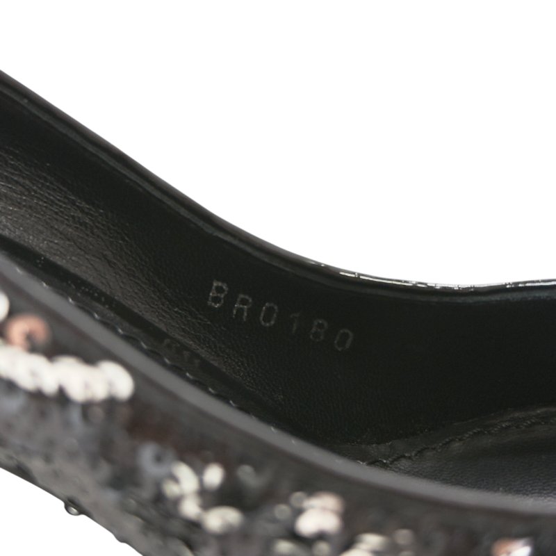 LOUIS VUITTON 亮片 高踭鞋 90mm-12