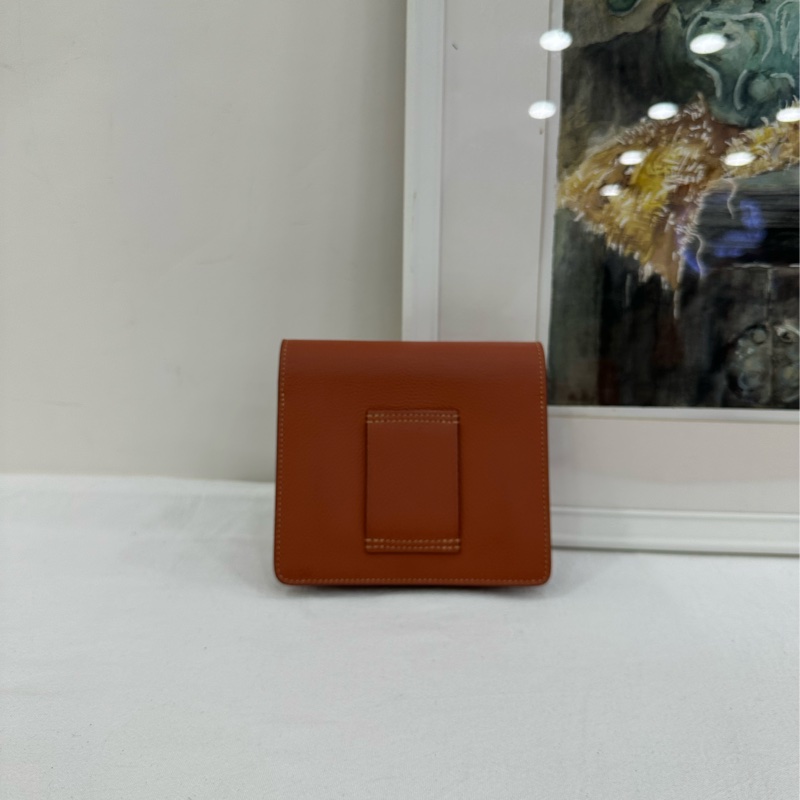 Hermes愛馬仕Roulis Slim短豬鼻子皮夾 南瓜色 Z刻-2