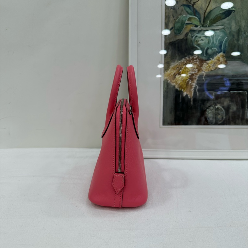 Hermes 愛馬仕 Bolide 保齡球 Mini 19 8W Rose Azalee 杜鵑粉 全新唇膏粉 TC皮 D-4