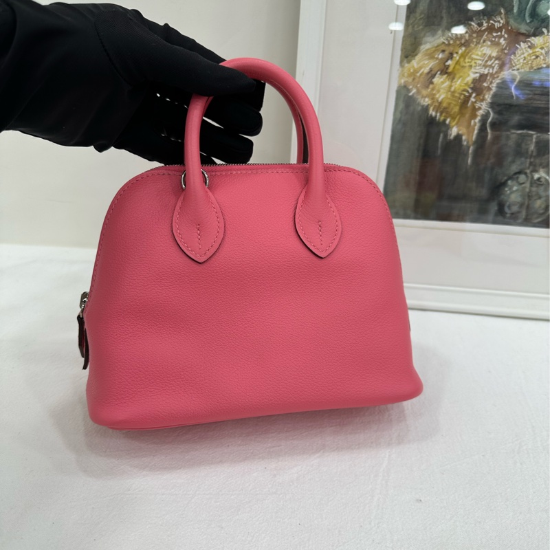 Hermes 愛馬仕 Bolide 保齡球 Mini 19 8W Rose Azalee 杜鵑粉 全新唇膏粉 TC皮 D-6