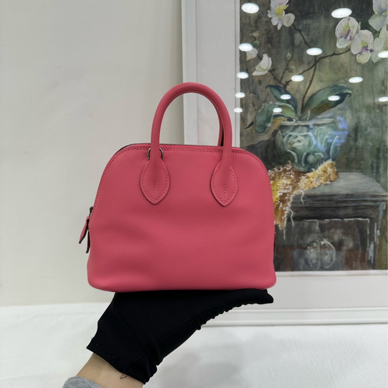 Hermes 愛馬仕 Bolide 保齡球 Mini 19 8W Rose Azalee 杜鵑粉 全新唇膏粉 TC皮 D-7