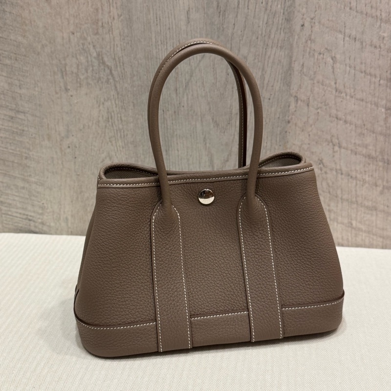 Hermes Mini Garden Party Etoupe大象灰 K刻-3