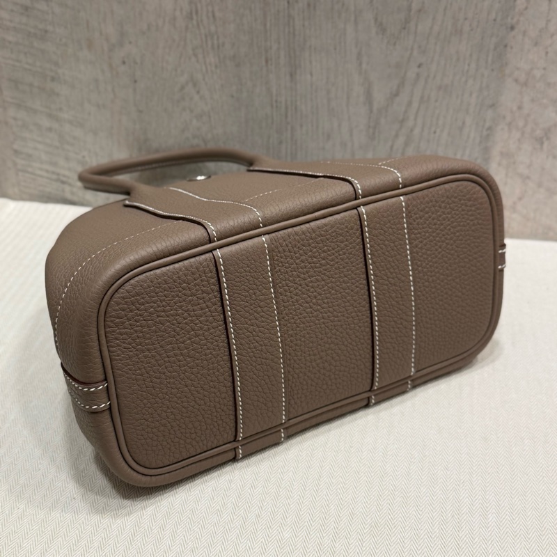Hermes Mini Garden Party Etoupe大象灰 K刻-5