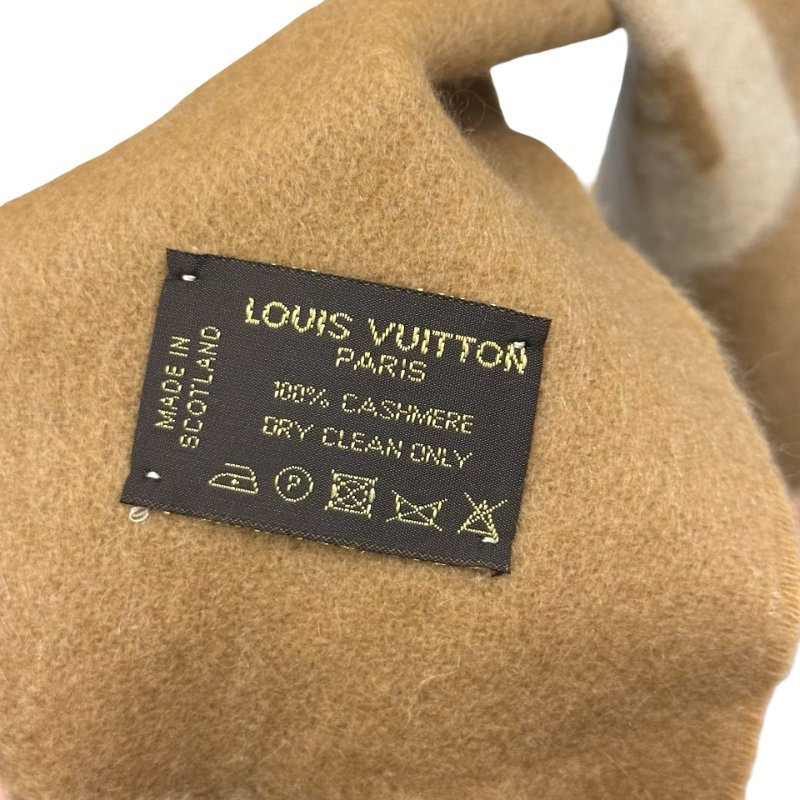 LV CASHMERE SCARF BROWN-1