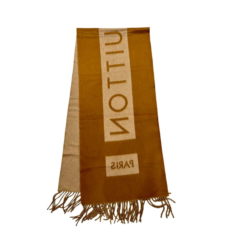 LV CASHMERE SCARF BROWN-4