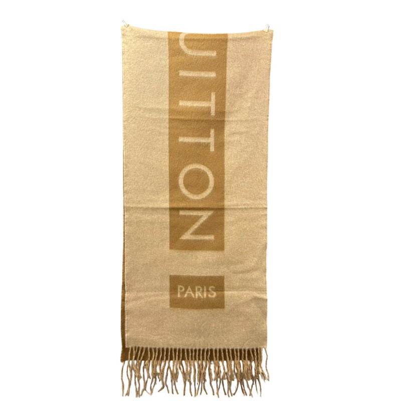 LV CASHMERE SCARF BROWN-6