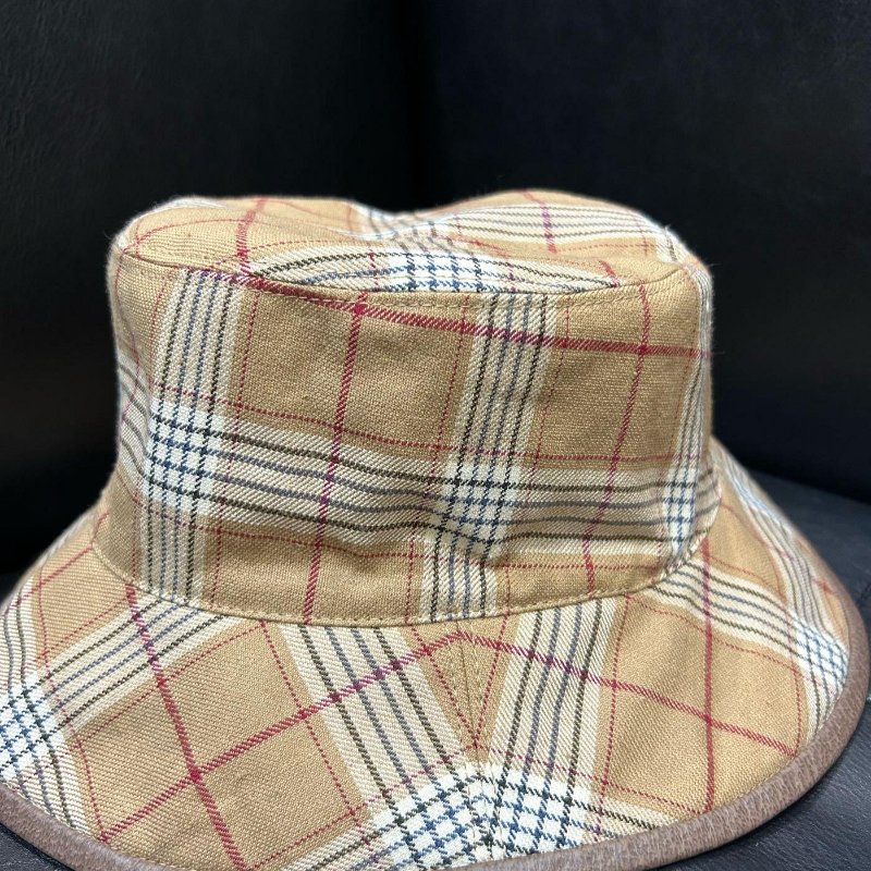 💎Han's house精品服飾💎GUCCI 滿版 老花 漁夫 帽子 雙面帶-6