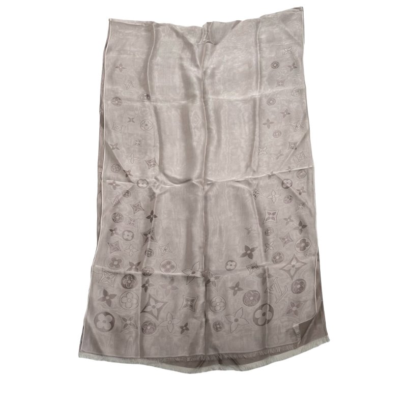 LV SCARF GREY PINK-5
