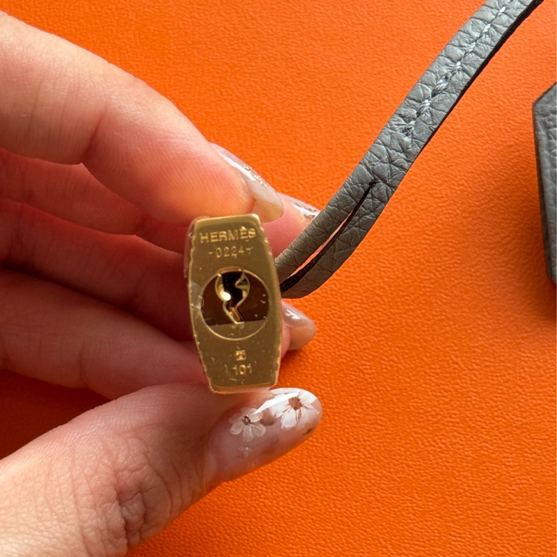 Hermes Kelly 28 海鷗灰金釦 TOGO皮-11