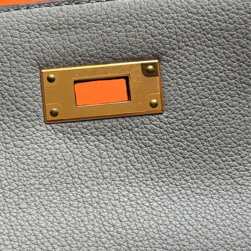 Hermes Kelly 28 海鷗灰金釦 TOGO皮-18