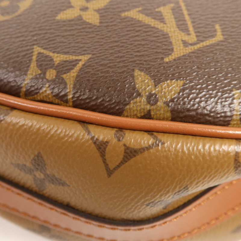 LOUIS VUITTON Monogram Reverse Loop Hobo金扣手挽肩背兩用袋-8