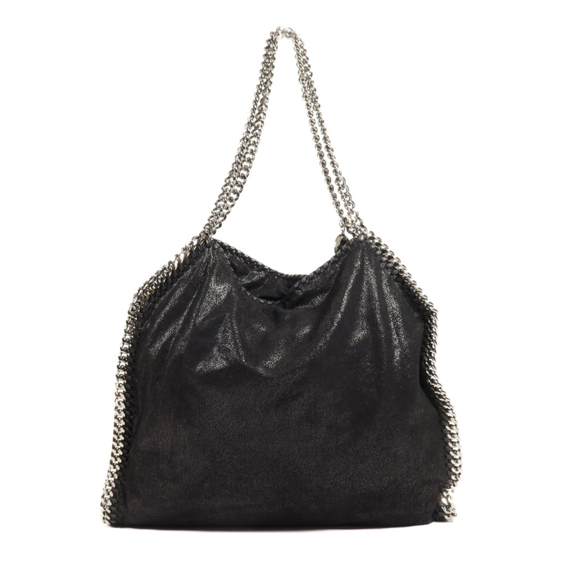 Stella McCartney 聚酯纖維Stella McCartney Shoulder Bag銀扣鏈帶肩背袋-1