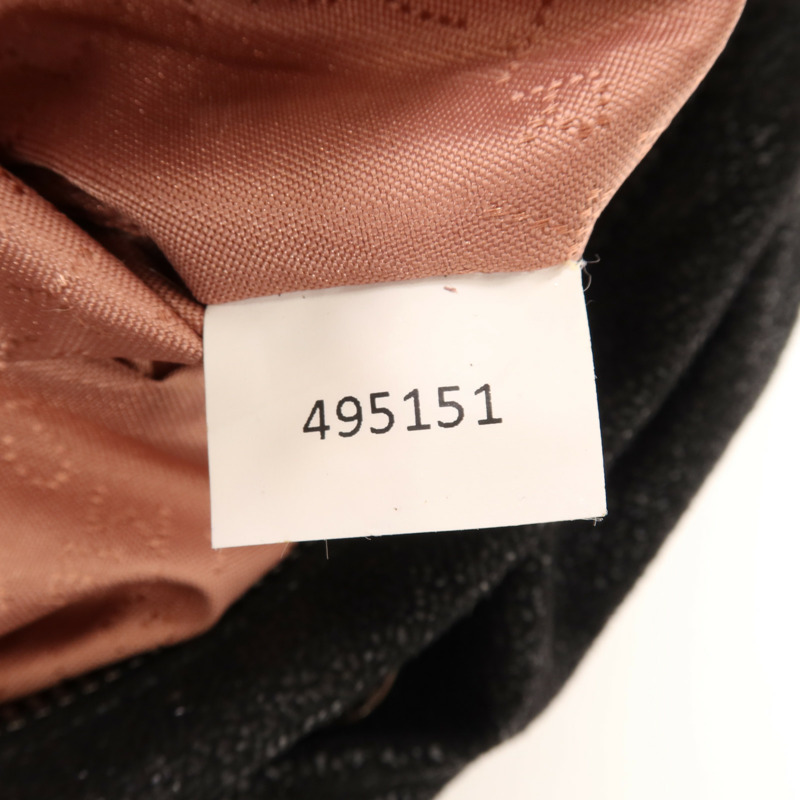 Stella McCartney 聚酯纖維Stella McCartney Shoulder Bag銀扣鏈帶肩背袋-11