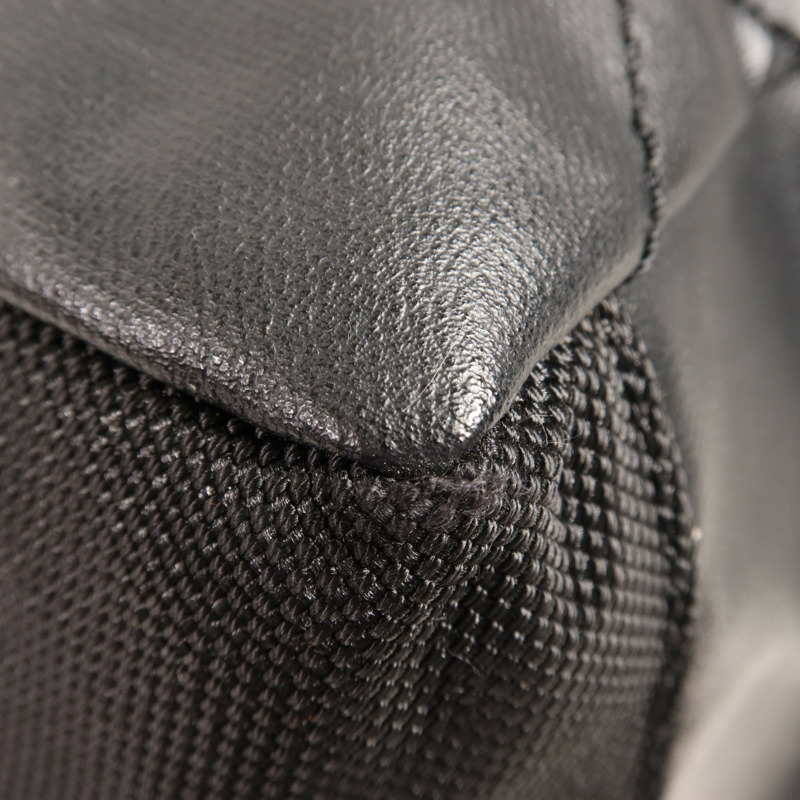 CHANEL 塗層帆布/尼龍Paris Biarritz Tote銀扣手挽袋-5