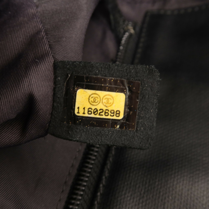 CHANEL 塗層帆布/尼龍Paris Biarritz Tote銀扣手挽袋-11