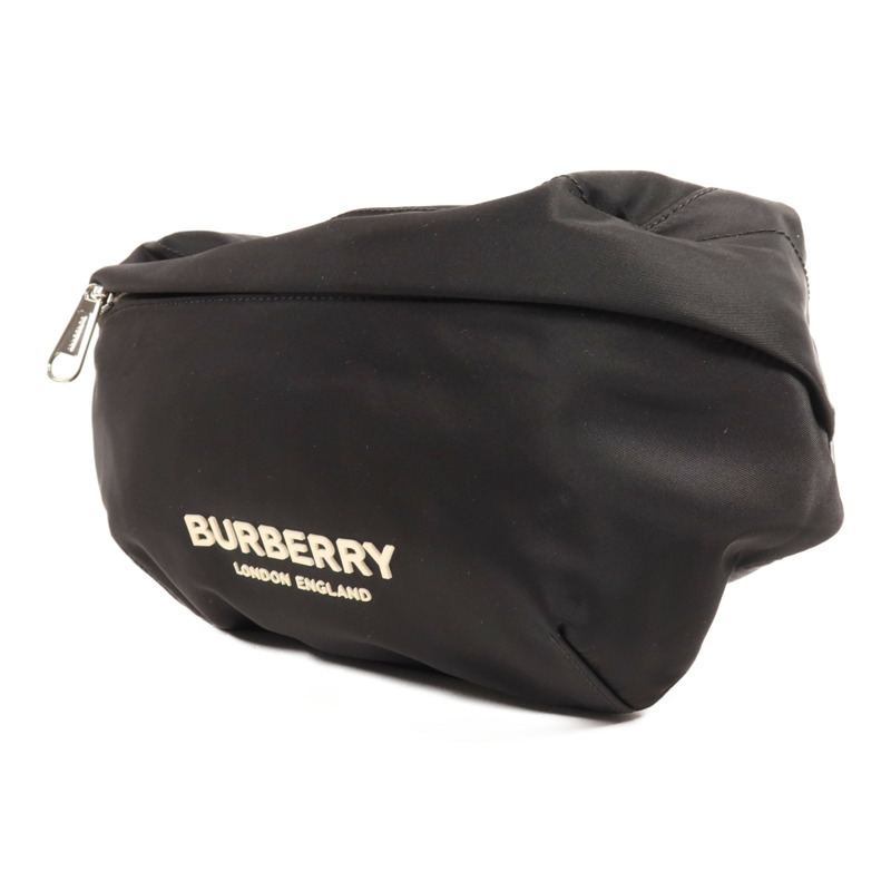 BURBERRY 尼龍Waist Bag銀扣腰包-2