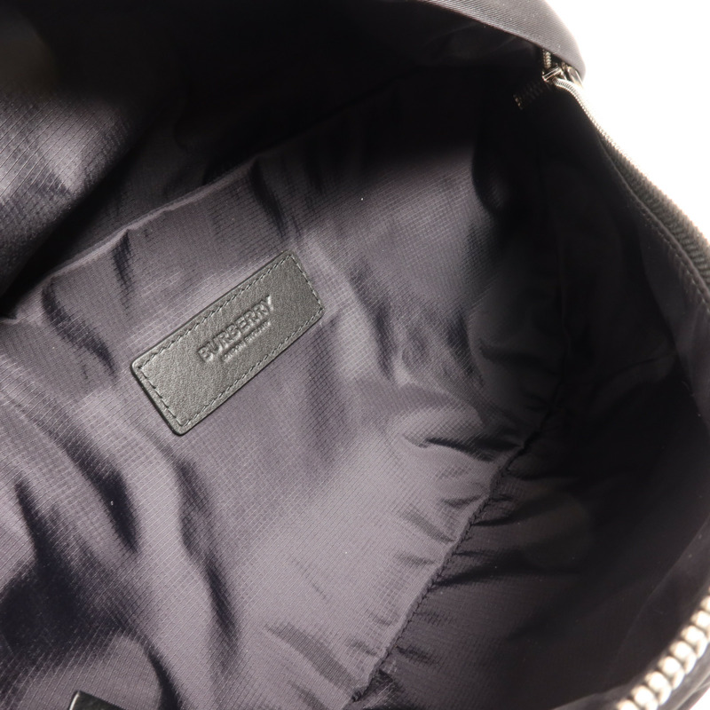 BURBERRY 尼龍Waist Bag銀扣腰包-9