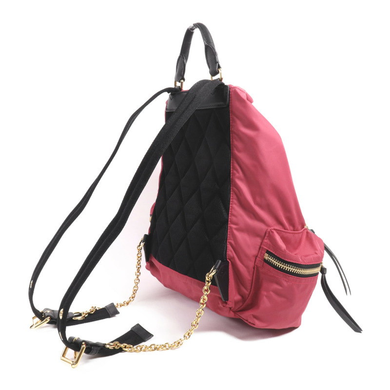 BURBERRY 尼龍Backpack金扣背包-3