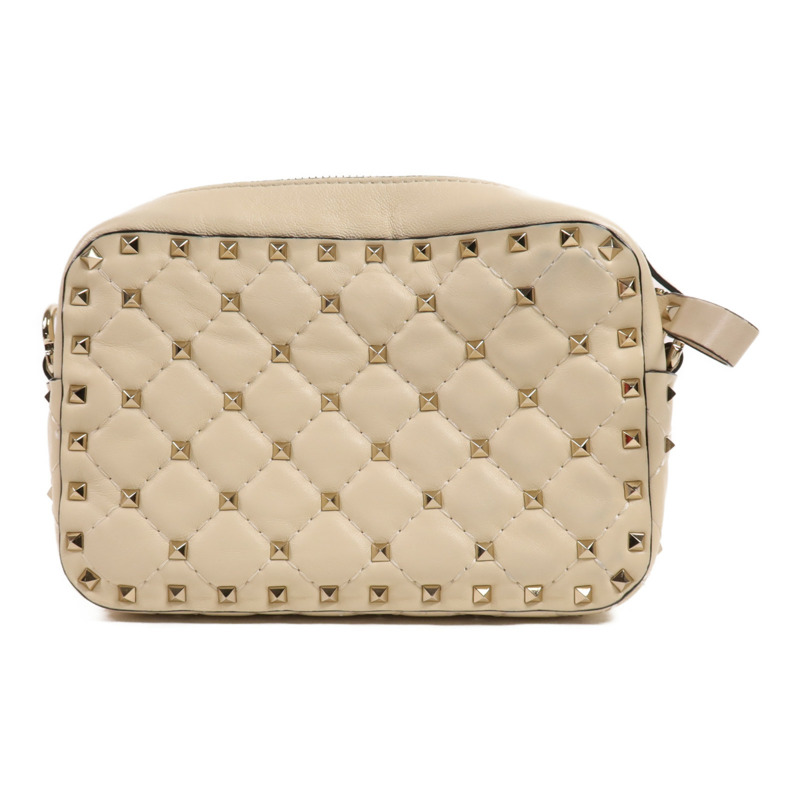 Valentino 牛皮皮革Shoulder Bag金扣肩背袋-1