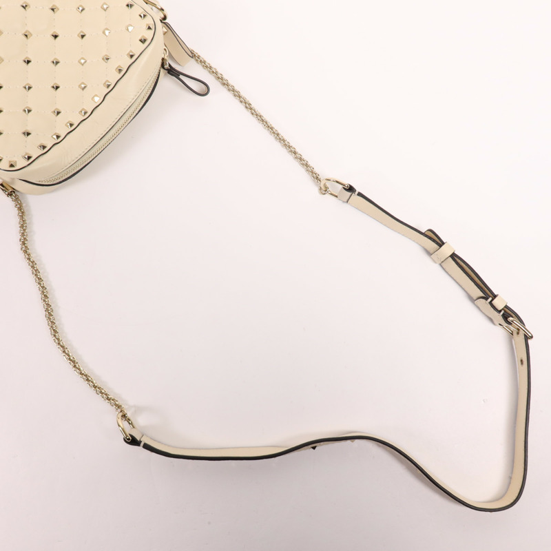 Valentino 牛皮皮革Shoulder Bag金扣肩背袋-4