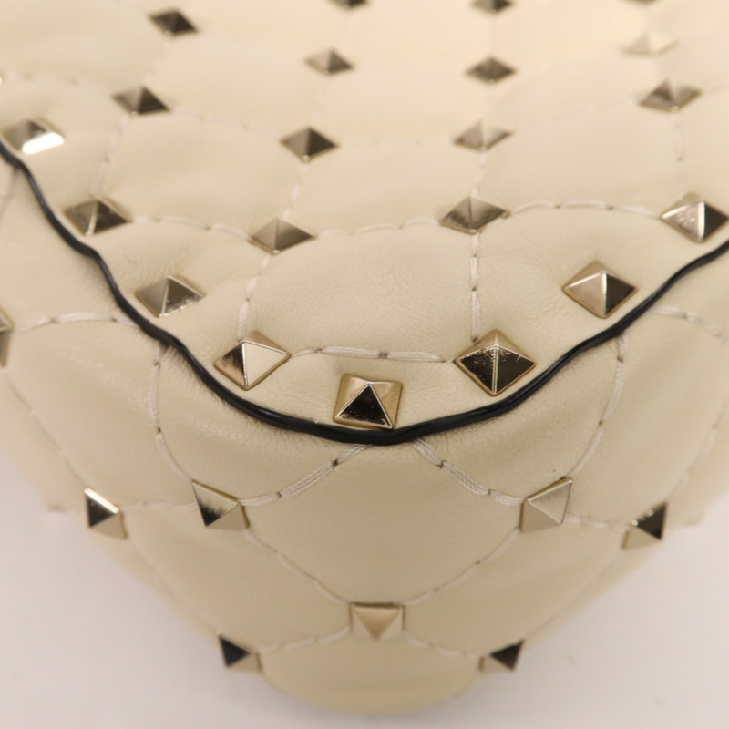 Valentino 牛皮皮革Shoulder Bag金扣肩背袋-6